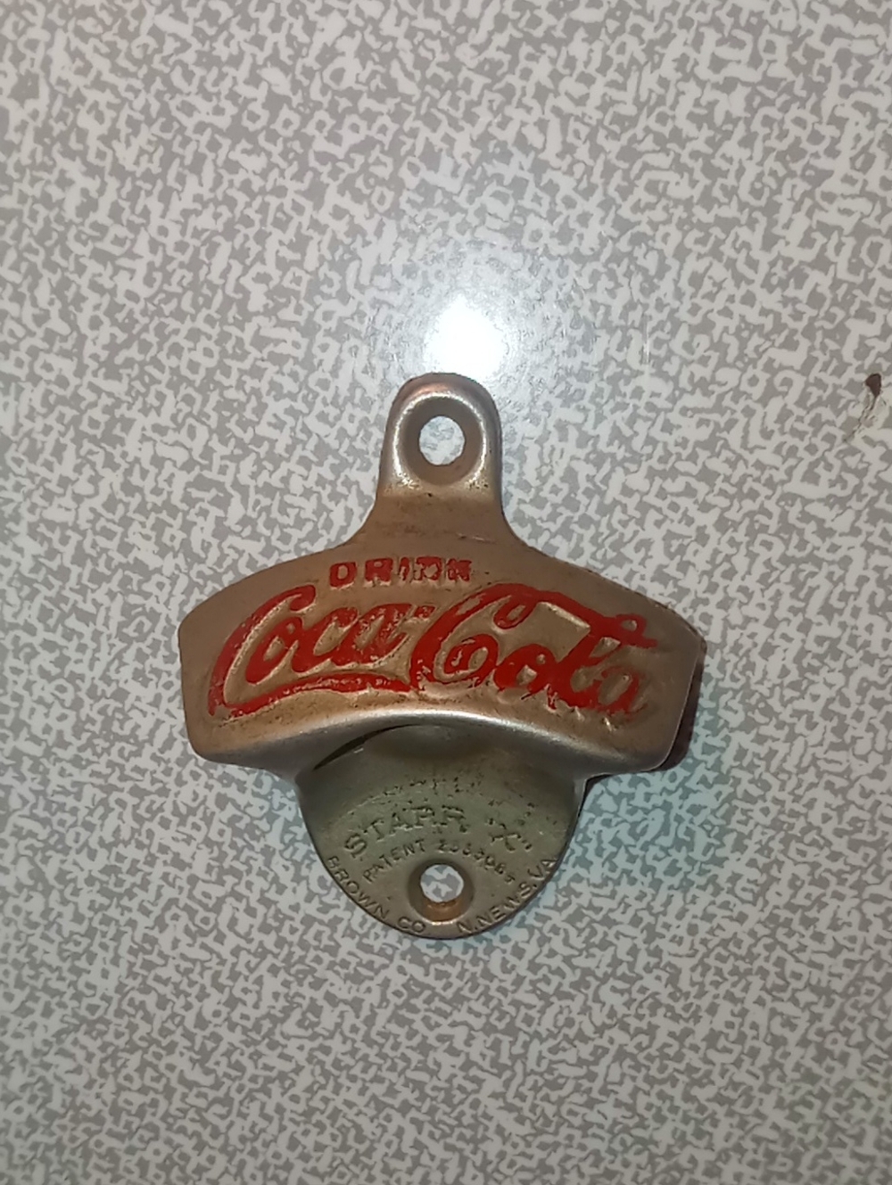 Authentic 1929 Starr "X" Coca-Cola Wall Mounted bottle opener